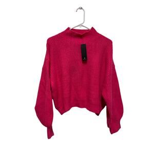 NWT Lulus Hot Pink Sweater Size Medium